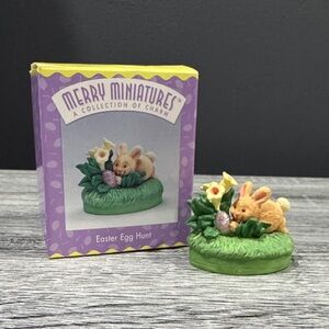 Hallmark | Merry Miniatures: Easter Egg Hunt - Vintage Miniature Collectable